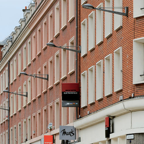 Console pour lampadaire urbain en aluminium - ARCHITEK - ECLATEC International - en acier