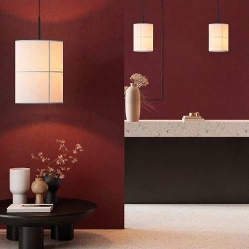 Suspension - RANIA - Robin Lamps - en fer / en tissu / contemporaine