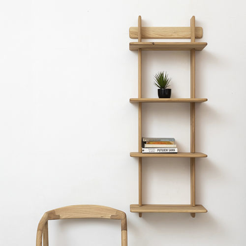 Étagère pour mur - A - Pommier Furniture - design scandinave / en chêne / en noyer