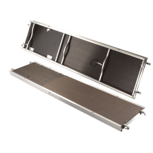 Plateau d'échafaudage aluminium - FORTAL - en bois