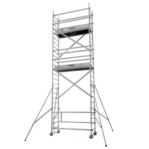 Échafaudage en aluminium - ERIS - FORTAL - grande hauteur / sur roulettes