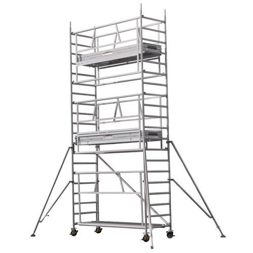 Échafaudage en aluminium - JUPITER series - FORTAL - grande hauteur / sur roulettes