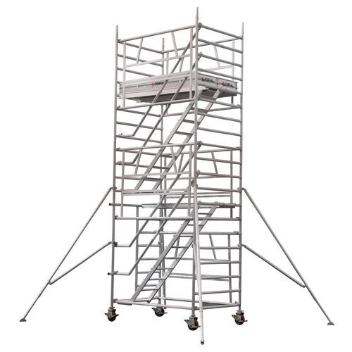 Échafaudage en aluminium - URANUS - FORTAL - grande hauteur / sur roulettes