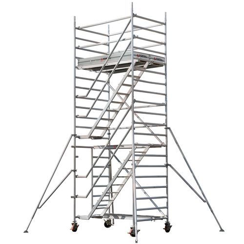Échafaudage en aluminium - VENUS - FORTAL - grande hauteur / sur roulettes