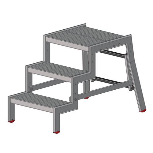 Marchepied en acier - EPSA 230 - FORTAL - d'extérieur / d'intérieur