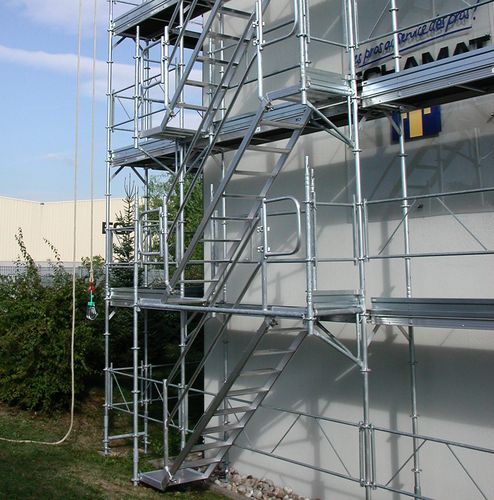 Échafaudage en aluminium - FORTALU 750 - FORTAL - grande hauteur