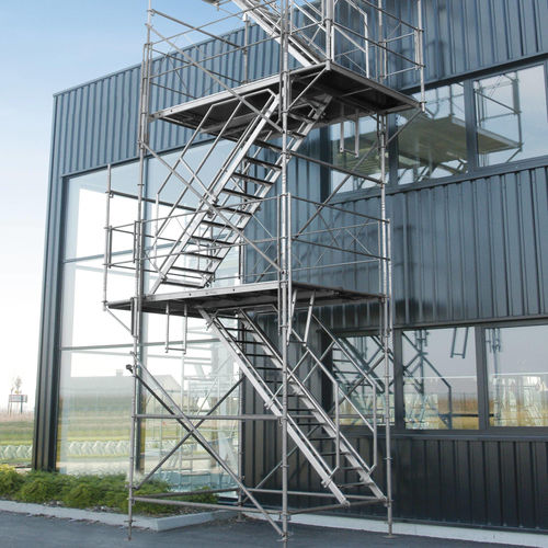 Échafaudage en bois - FORTEC  - FORTAL - en aluminium / en acier / grande hauteur