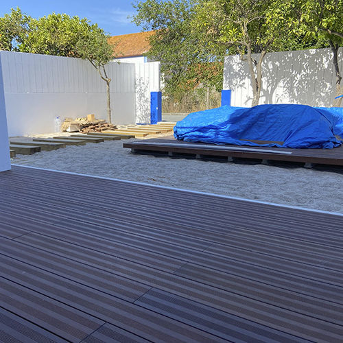 Lame de terrasse en bambou - Império Decks e Pergolas - pour espace public / durable
