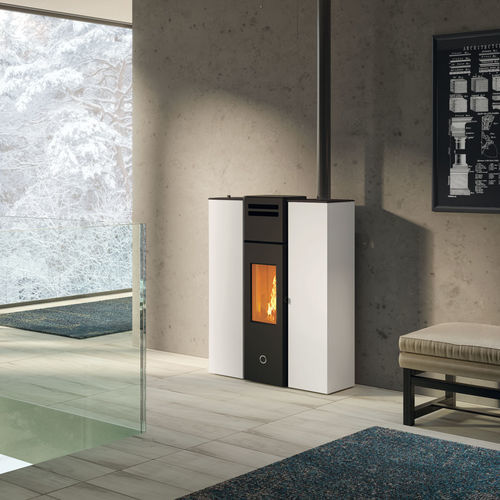 Poêle à granulés - Cell80+ - EK63 - 5 kW - 10 kW / 0 - 5 kW / à poser