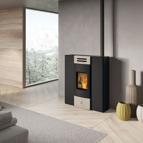 Poêle à granulés - Dub100++ - EK63 - 5 kW - 10 kW / 0 - 5 kW / à poser