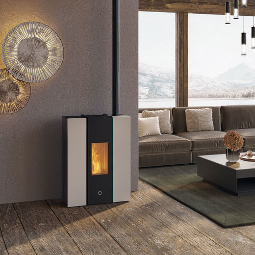 Poêle à granulés - Gotha70 - EK63 - 5 kW - 10 kW / 0 - 5 kW / à poser