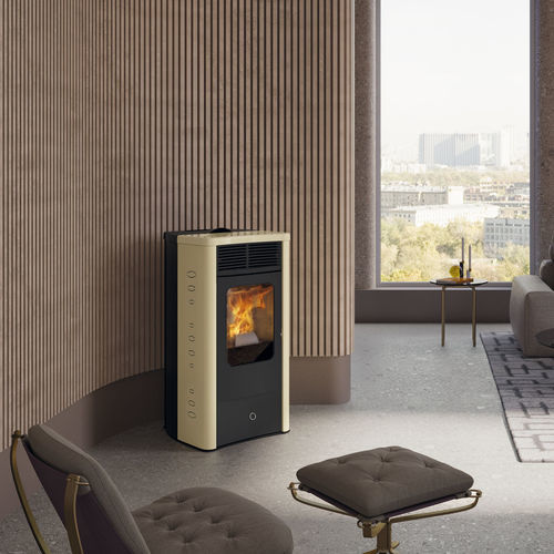 Poêle chaudière à granulés - Dore160 H - EK63 - 10 kW - 20 kW / 5 kW - 10 kW / 0 - 5 kW