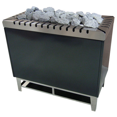 Poêle de sauna électrique - TYP 84 - EWALD LANG - 20 kW - 50 kW / au sol / en acier chromé