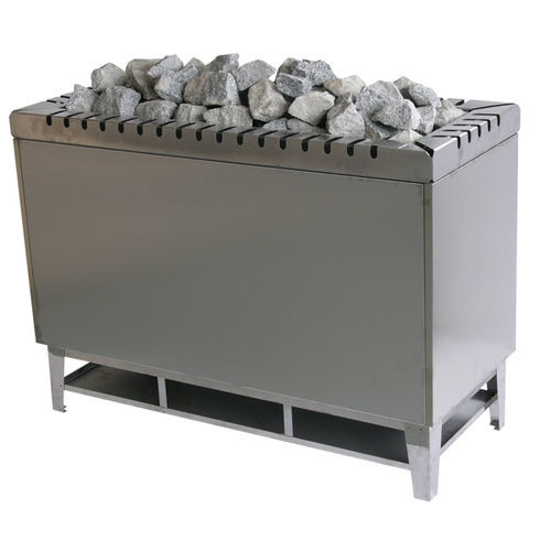 Poêle de sauna électrique - TYP 104 - EWALD LANG - 20 kW - 50 kW / au sol / en acier chromé