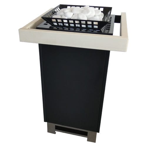 Poêle de sauna électrique - KUBO-K38N SK - EWALD LANG - 5 kW - 10 kW / 10 kW - 20 kW / au sol