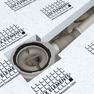 Raccord pour salle de bain - TUB-BAZ HTK - LUX ELEMENTS - en plastique / coudé