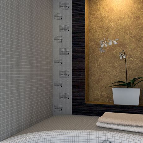Profilé de finition en polystyrène - DECO-HK 100 - LUX ELEMENTS - pour douche / d'angle / en U