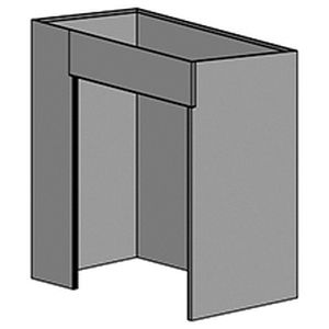 Panneau de construction en verre - CONCEPT-ROOM-WA G - LUX ELEMENTS - en métal / en mousse / pour mur