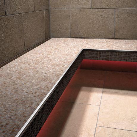 Banc contemporain - CONCEPT-BA-FLOAT-GK - LUX ELEMENTS - en acier inoxydable / en mousse / sans dossier