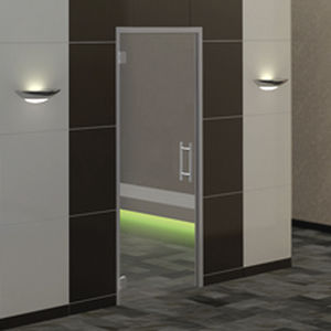 Porte d'entrée - CONCEPT-DOOR-GT - LUX ELEMENTS - en verre / battante / contemporaine
