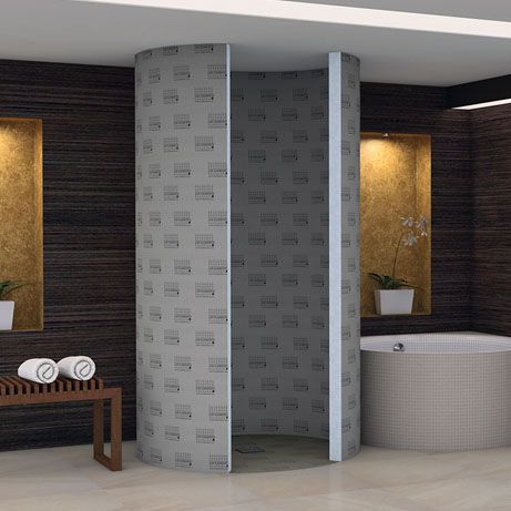 Douche en mousse - RELAX-RD - LUX ELEMENTS - fixe / ronde / pour centre de bien-être