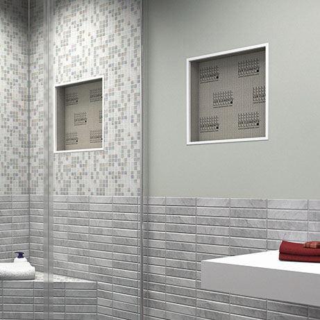 Niche murale autres matériaux - RELAX-NI-M - LUX ELEMENTS - carrée / de salle de bain