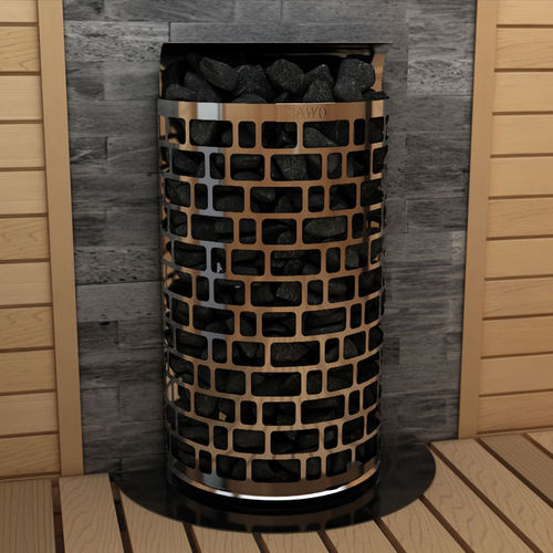 Poêle de sauna électrique - ARIES - Sawo - 0 - 5 kW / 5 kW - 10 kW / mural