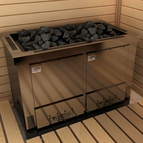 Poêle de sauna électrique - TAURUS - Sawo - 0 - 5 kW / 10 kW - 20 kW / 5 kW - 10 kW