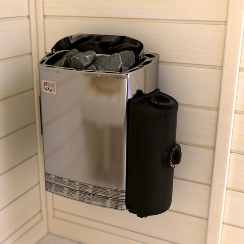 Poêle de sauna électrique - MINI - Sawo - 0 - 5 kW / mural / en métal
