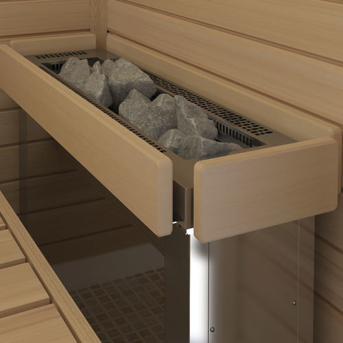 Poêle de sauna électrique - HELIUS - Sawo - 0 - 5 kW / 5 kW - 10 kW / mural