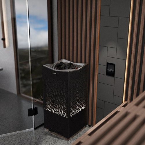 Poêle de sauna électrique - CROWN - Tylö - 5 kW - 10 kW / 10 kW - 20 kW / au sol