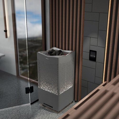Poêle de sauna électrique - CROWN - Tylö - 5 kW - 10 kW / au sol / en métal