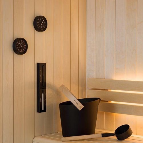 Hygromètre thermo - BRILLIANT BLACK - Tylö
