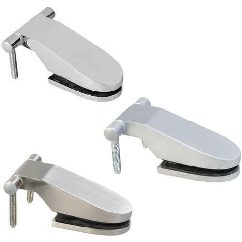 Charnière pour porte en verre - TONGUE FORM - Eliga - en acier inoxydable / pour spas / pour centre de bien-être