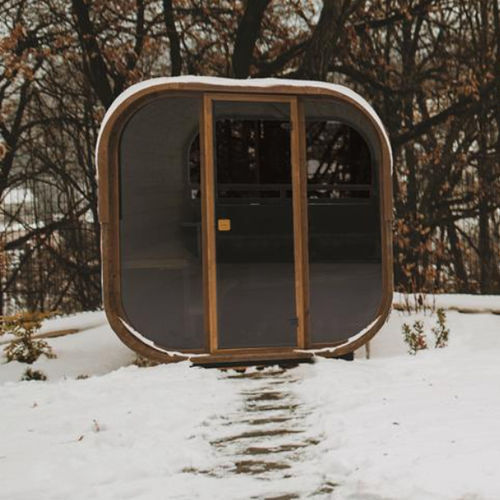 Sauna résidentiel - CUBE 160 - Hekla Saunas - professionnel / en bois massif / en tremble