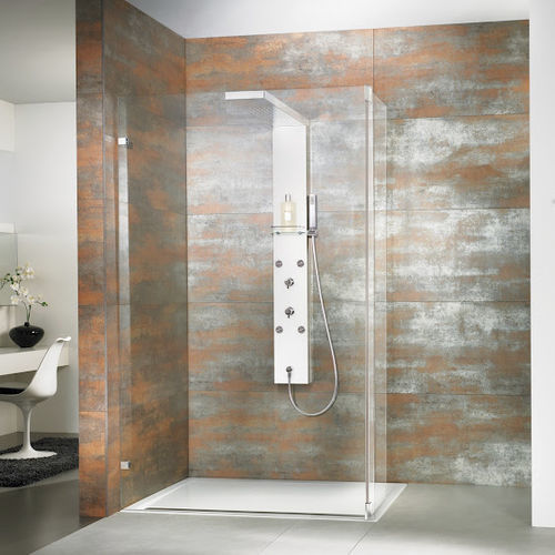 Cabine de douche à l'italienne - LAVIDA - HSK - en verre / fixe / d'angle
