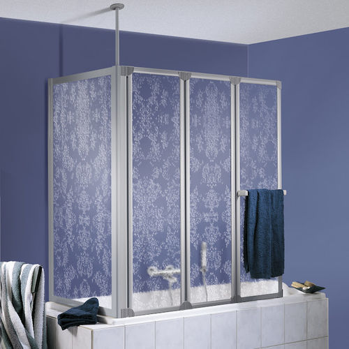 Pare-baignoire pliant - PRIMA - HSK - à gauche / en verre trempé / 3 volets
