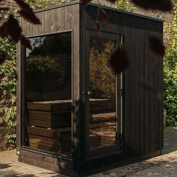 Sauna finlandais - KIRAMI FINVISION® - Kirami - résidentiel / en épicéa / en verre