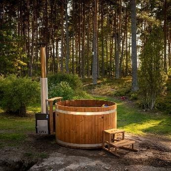Spa hors-sol - ORIGINAL WOODY M - Kirami - rond / 6 places / 4 places