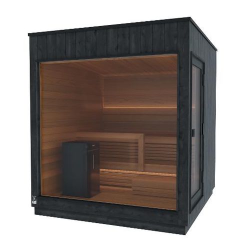 Sauna finlandais - KIRAMI FINVISION® - Kirami - résidentiel / en bois de feuillus / d'extérieur
