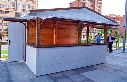 Kiosque commercial - TOLEDO - Maderas Menur - d'extérieur / en bois / modulaire