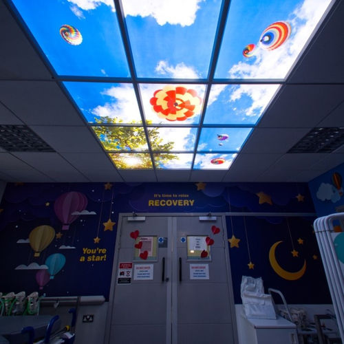 Panneau led pour plafond ciel - LC6060 - Aspire - intelligent / avec animation graphique / pour hôpital