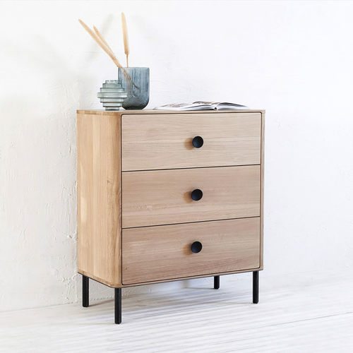 Commode contemporaine - NORDY  - IDDO - en chêne / en chêne naturel / en bois huilé