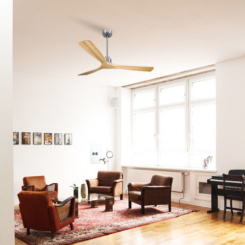 Ventilateur de plafond résidentiel - TE3_CP6SW166 - KLASSFAN - d'intérieur / en ABS / beige