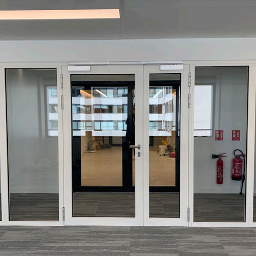 Porte d'intérieur - AluTeq EI1 30 - ERIBEL FRANCE - en acier / battante / contemporaine