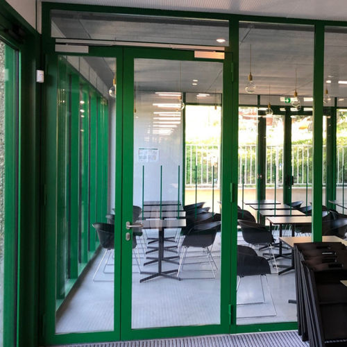 Porte d'intérieur - SteelTeq EI1 60 - ERIBEL FRANCE - en acier / battante / contemporaine