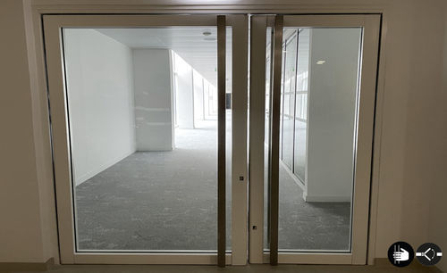 Porte d'intérieur - SteelTeq - ERIBEL FRANCE - en acier / battante / contemporaine