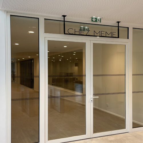 Porte d'intérieur - SteelTeq FB6 - ERIBEL FRANCE - en acier / battante / contemporaine