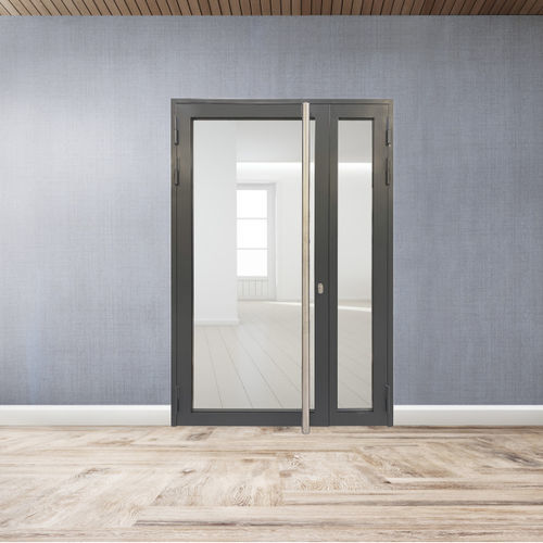 Porte d'intérieur - SteelTeq - ERIBEL FRANCE - en acier / battante / contemporaine