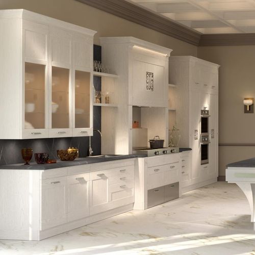 Cuisine classique - Positano Classic - ARCARI ARREDAMENTI - en acier / en bois / en marbre